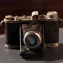 Vintage Retro Camera Model Display Desktop Resin Crafts Office Decorations Home Living Room Imitation Chic Bar Mini Antique