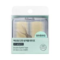 Fillimilli Double Eyelid Tape with Case 01 SLIM LINE (136P) gray
