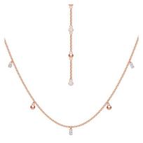 Swarovski Pendant design necklace, same style for men and women, couple model, rose gold 5486650 auksas