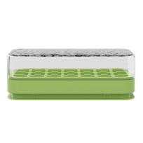 Space Saving Ice Storage Box Silicone Pressure Ice Mold Homemade Ice Cube Tray  Household Use žalia