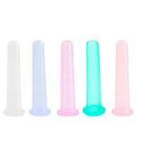 2pcs Mini Silicone Cupping Cup Vacuum Cans Body Head Face Eye Massage Anti-cellulite Massager 2pcs random