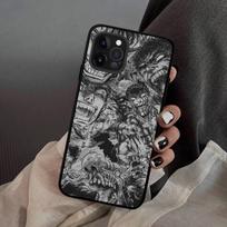 Anime Berserk Guts Phone Case Silicone Soft for iphone 14 13 12 11 Pro Mini XS MAX 8 7 6 Plus X XS XR Cover iphone 6 or 6s black