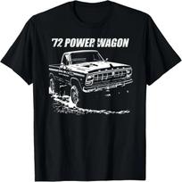 1972 Power Wagon Graphic T-Shirt S juoda