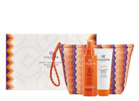 Collistar Collistar Sun Giftset Tanning Spray Milk Spf30 200ml/After-Sun Balm 100ml/Pouch apsauginė priemonė nuo saulės