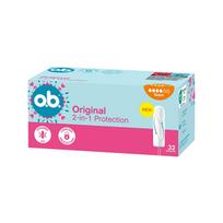 o.b. Original Super Tampons - 32 ks Intymioji higiena 32 ks Įklotai ir higieniniai paketai