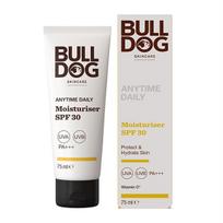 Bulldog Moisturizing face cream SPF 30 Anytime Daily Moisturise 75 ml 75ml apsauginė priemonė nuo saulės