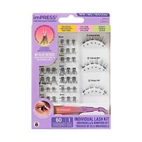 Kiss imPRESS Individual Lash Kit 01 blakstienų tušas
