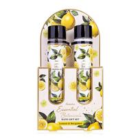 Accentra Accentra bath set ESSENTIAL BOTANICS lemon and bergamot tubes in a gift box, shower gel 60ml, body lotion 60ml 60ml vonios ir dušo priemonė