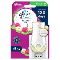 Glade Electric air freshener + refill Relaxing Zen 20ml kvapų difuzorius