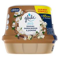 Glade Sensual Sandalwood & Jasmine Scented Bath Gel 180ml purškiamas kvapas namams