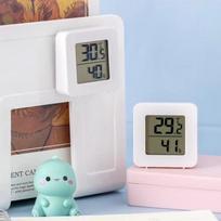 LCD skaitmeninis termometro higrometras vidaus patalpos elektroninis temperatūros drėgmės matuoklis jutiklio matuoklio oro stotis namams CN