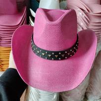 Men's Cardboard Straw Hat Large Brim Western Cowboy Straw Hat for Men and Women Outdoor Summer Sun Hat Double Concave Cowboy Hat 56-58CM