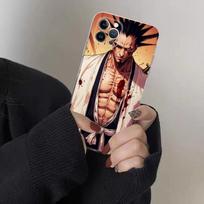 Kenpachi Zaraki Anime B-Bleach Phone Case For IPhone 16 15 8 7 6 6S Plus X SE XR XS 14 11 12 13 Mini Pro Max Mobile Case iPhone 13 pro