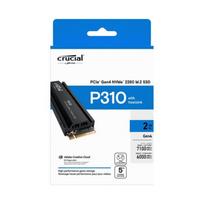 Crucial P310 2TB PCIe Gen4 NVMe 2280 M.2 SSD su radiatoriumi (heatsink) iki 7100MB/s