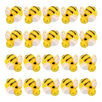 20 Piece Cartoon Miniature Bees Resins Fridge Magnets Funny Refrigerator Magnetic Sticker Kitchen Office Accessories