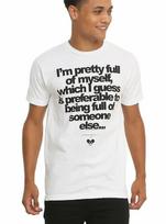 Deadmau5 DJ EDM Music Full Of Myself Quote Logo Cotton Shirt (Size: Mens Medium) XL
