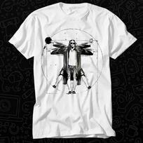 The Dude Big Lebowski Da Vinci Vitruvian T Shirt 198 XL