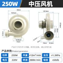 Handun 250W Industrial Exhaust Blower CN plug (adapter included)