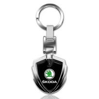 UGKV2 3D Metalinis Automobilio Logotipas Raktų Pakabukai Raktų Pakabukas Skoda Octavia Superb Rapid Kodiaq Karoq Fabia Kamiq Roomster Citigo Scala SCALA