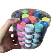 Custom Logo Anti-Slip PU Tennis Racket Grip Tape Overgrip Accessories for Padel Rackets for Pickleball and Baseball Single color-10pcs
