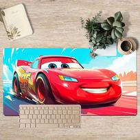 1pc Lightning McQueen Car Themed Gaming Mouse Pad Office Desk Mat, Washable Surface for Gamers and  1410 30cmx60cm(11.8x23.6inch)