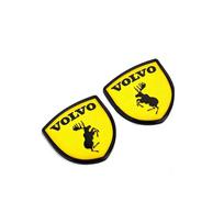 nwvfk6 2 vnt. Volvo Briedžio Logotipo Skydo Ženklelis 3D Metalinis Lipdukas Visiems Automobilių Bagažinės Sparnams - Auto Stiliaus Dekoravimo Aksesuarai