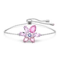 Swarovski Gema Exquisite and Beautiful Bracelet Women's Pink 5658396 raudona