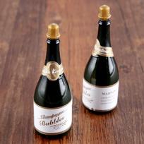 10pcs Bubble Bottles Empty Plastic Champagne Bottle Shape Wedding Birthday Party Decor Blowing Bubble Self-filled Soapy Water juoda
