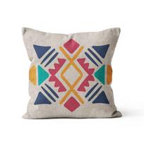 Boho Home Decoration Modern Pillowcase Geometric Bohemia Colorful Pillow Covers 40*40 45*45 Sofa Bedroom Outdoor Cushion Cover Peach skin 18*18(CM)-1Pcs