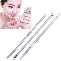 3 vnt. Dvipusis inkštirų Comedone Blemish Acne Extractor įrankių rinkinys One Size