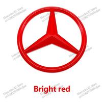 Automobilio lipdukas Mercedes Benz 188MM 210MM ABS Automobilio priekinių grotelių emblemos lipdukas Decal Dangtelis Emblemos Aksesuarai Mercedes Benz AM 210mm raudona