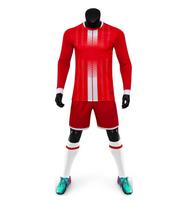 Vaikų futbolo aprangos komplektas Berniukams ir mergaitėms Vasaros futbolo sportinė apranga Komandos uniforma Treniruočių drabužiai Futbolo marškinėliai S raudona