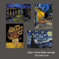 Van Gogh Scratch Art Book: Creative Stress Relief DIY for Adults