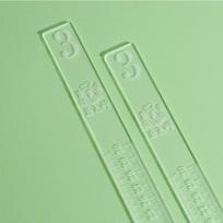 2pc Acrylic Rolling Pin Spacers 3/4/5/6mm Dough Thickness Guider Measuring Strip Pasta Supplies Kitchen Cake Biscuit Baking Tool
