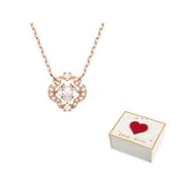 Swarovski Una Crystal Necklaces Womens Rose Gold F (One Size Fits All)-white gift box rožinio aukso spalvos