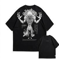 Anime Jujutsu Kaisen Yuta X Rika Graphic T-Shirt Cotton Oversized Shirt unisex  Sleeve O-Neck Y2k Selling S