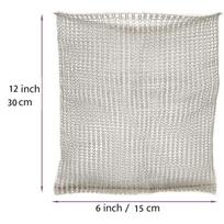 Nerūdijančio plieno metalinis nerūdijančio plieno augalų tinklelio maišas tankus tinklelis augalų apsaugai 30x15cm