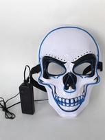Halloween Horror Movie Bat Clown Mask Neon LED Joker Cosplay Party Mask Festival Carnival Scary Role Play Prop Accessories