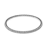 Pandora Sparkling Eternal Pave 925 Silver Synthetic Cubic Zirconia Bracelet Women's 590511CZ sidabras