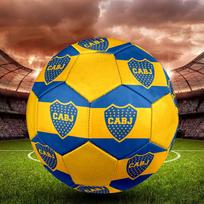 Boca Juniors Indoor Soccer Ball Colorful All Ages Size 5 Machine Stitched PVC Competition Ready Durable High-Bounce