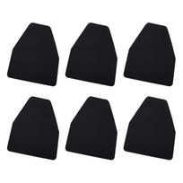 6pcs Non Slip Urinal Floor Mats Odor Control Reusable Water Absorption Urinal Pads for Men Commercial Toilet