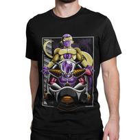 Herren T-Shirt Bio Baumwolle Dragon ball Son Goku golden frieza  Vegeta 3XL