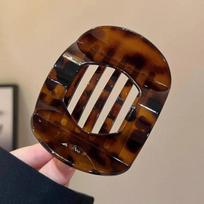 Korėjietiškos vintažinės plaukų segtukai, spaustukai su žnyplėmis Elegantiški paprasti moteriški plaukų segtukai galvos apdangalai mergaičių plaukų priedai 1pc brown