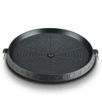 ZISIZ Round Gas Grill Pan juoda