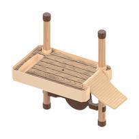 Sala vėžliams ir ropliams, Funkcionali, su rampos, kopėčių, platformos deginimuisi, laipiojimu S beige