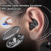 Nematomos miego belaidės ausinės su triukšmo slopinimu TWS Bluetooth 5.3 Ausinės Paslėpti ausinukai IPX5 atsparūs vandeniui Sportinės ausinės