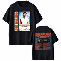 Singer Louis Tomlinson How Did I Get Here Tour 2026 Print Tshirt Men Women Hip-hop T-shirt Casual Fashion pure Cotton T-shirs... S įvairiaspalvis