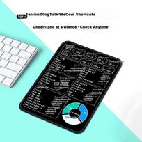 EXCO Shortcut Key Mouse Pad Small Size Feishu DingTalk WeCom Multifunctional Precision Edge Computer Office Software Mini Rectangular Portable 0674