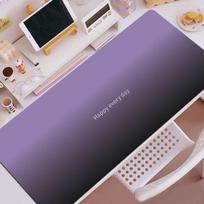 Mouse Pad, Large Size, Desk Mat, Non-Slip Edge Locking, Washable Keyboard Computer Pad, 900*400*2mm, Purple-Black Gradient