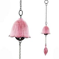 Holiday Gift Courtyards Bell Metal Wind Chimes Creative Wind Chime Decorations  Indoor Outdoor rožinė